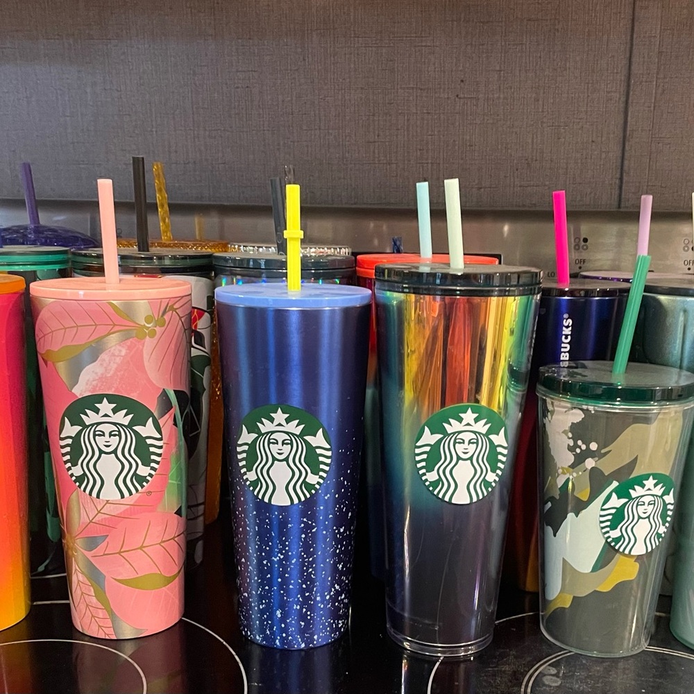 Starbucks Vibrant Tumbler Set with Logo